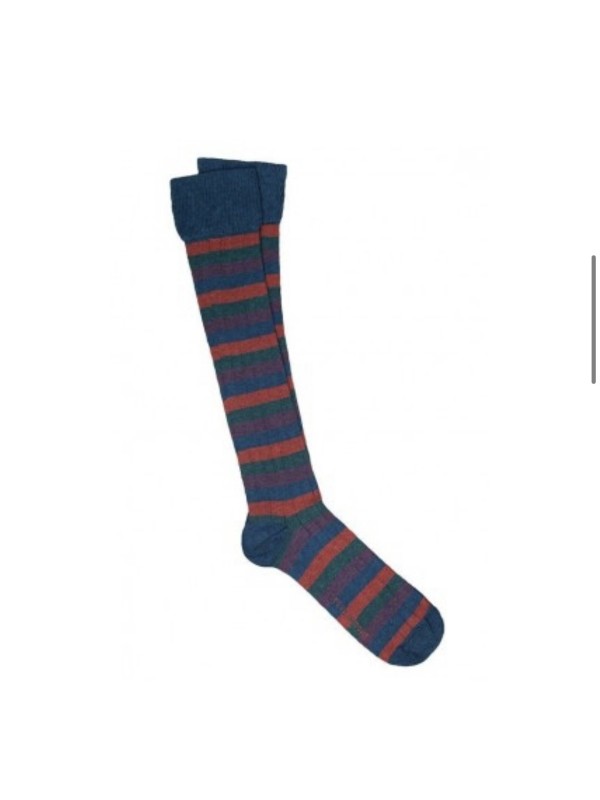 Calcetín rayitas de caña alta 40/44 2