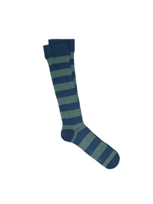 Calcetín raya ancha de caña alta 36/39