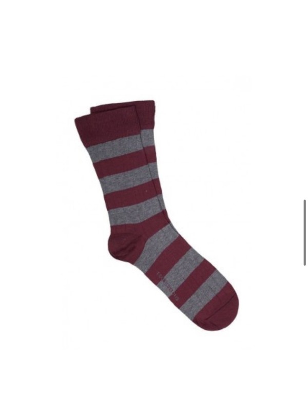 Calcetín raya ancha de caña media 36/39 2