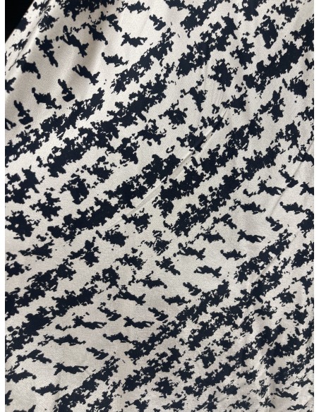 Bomber de saten estampada