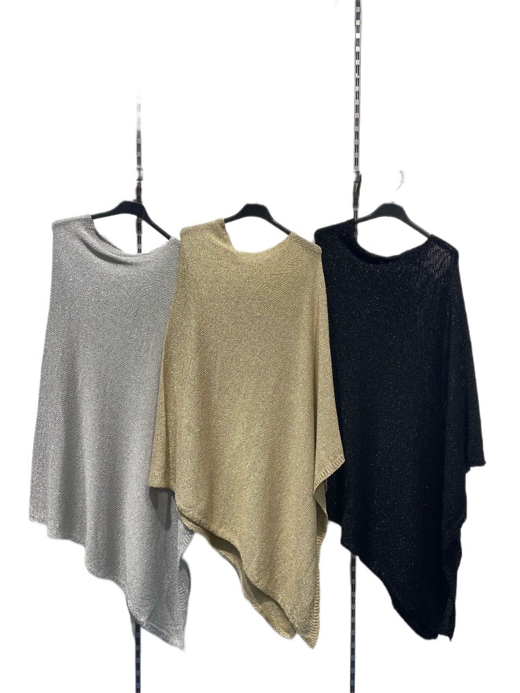 Maxi capa de hilo con brillito