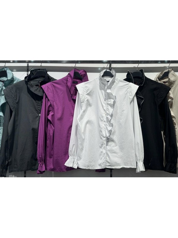 Camisa volante delantero