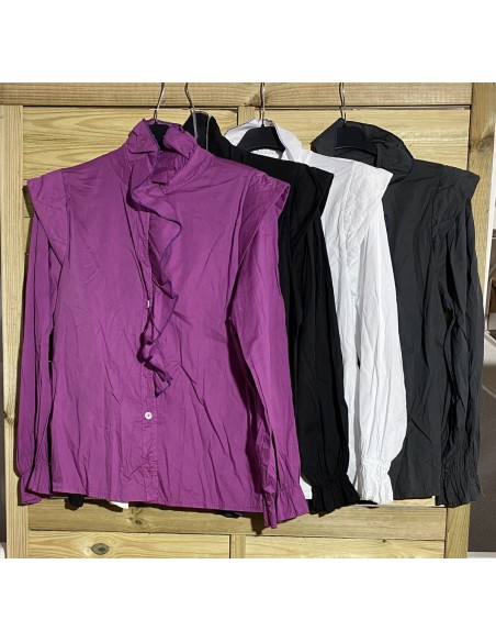 Camisa volante delantero