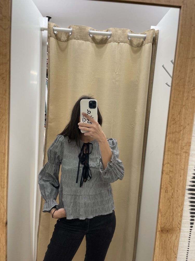 Camisa Vichy Lazos Delanteros