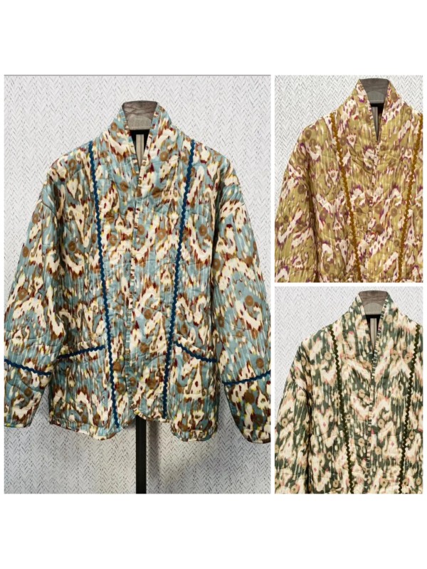 Chaqueta acolchada vivos