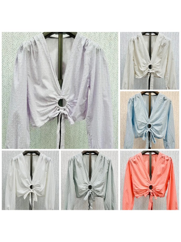 Camisa de plumeti con aro