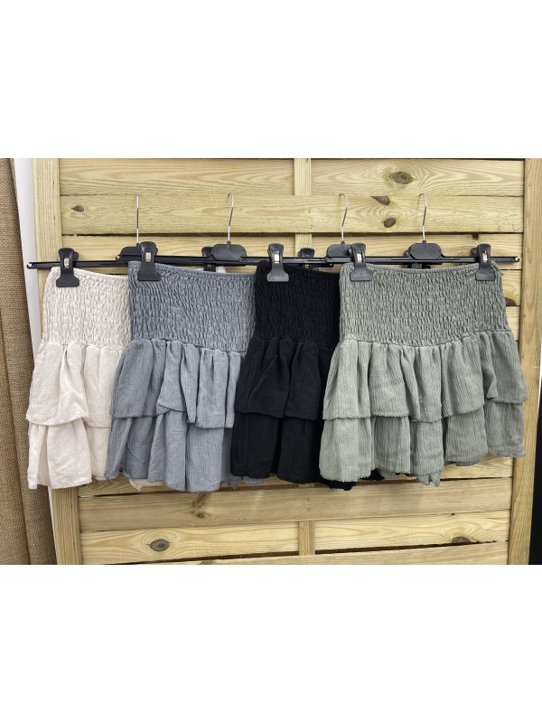 Falda/pantalon mini doble volante