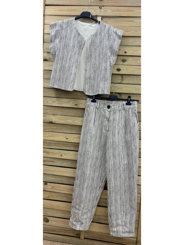 Pantalón de rayitas