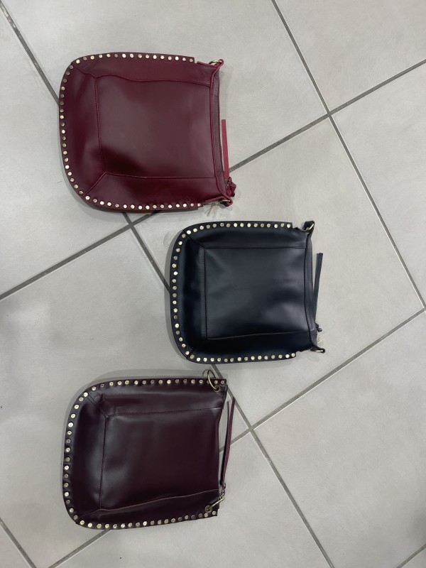 Bolso tachas rectangular