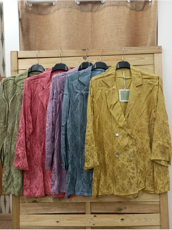 Blazer bordada cruzada 2