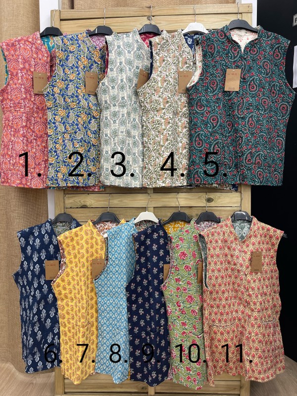 maxi chaleco reversible