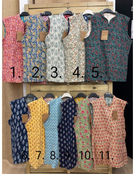 maxi chaleco reversible