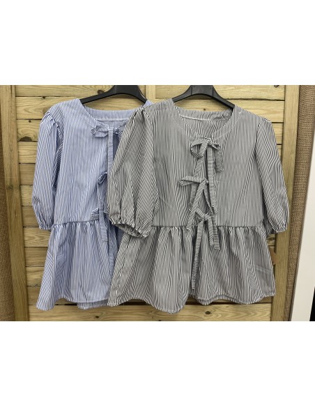 camisa rayas triple lazo