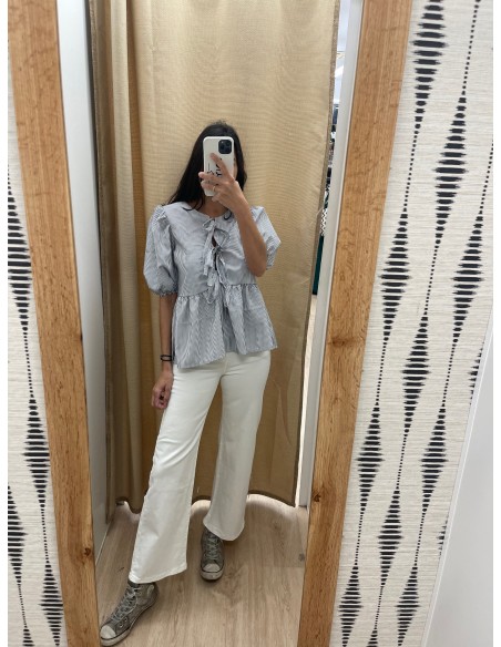 camisa rayas triple lazo