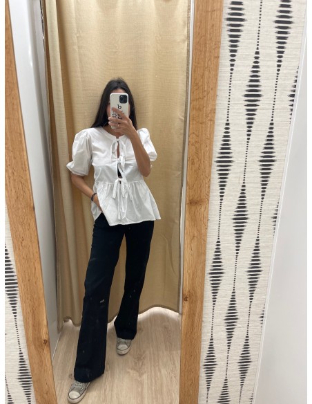 camisa lisa triple lazo