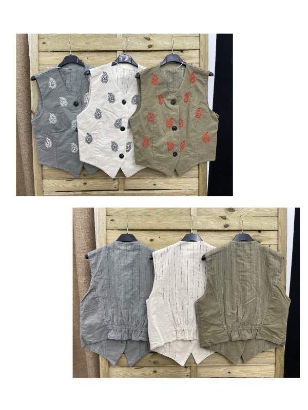 chaleco cachemir/rayas