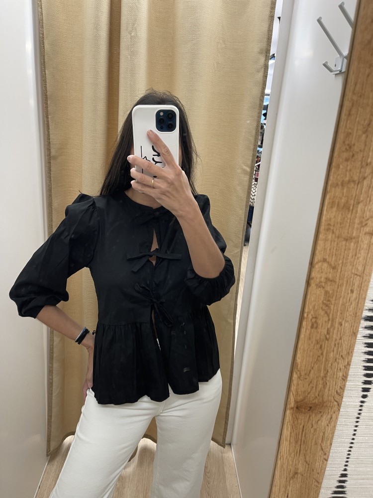 camisa triple lazo lisa media manga