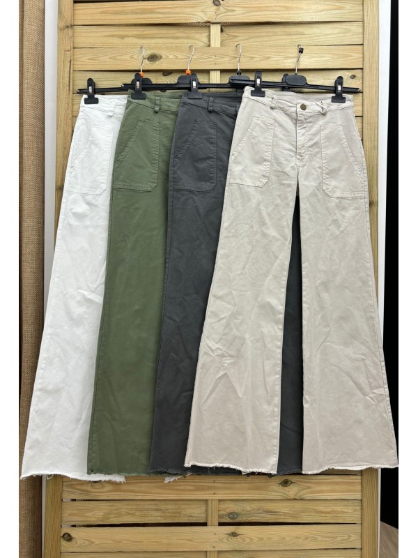 pantalon medio bolsillo parche