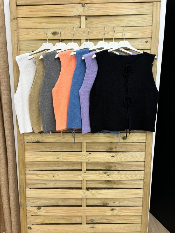 Chaleco de punto triple lazo 2