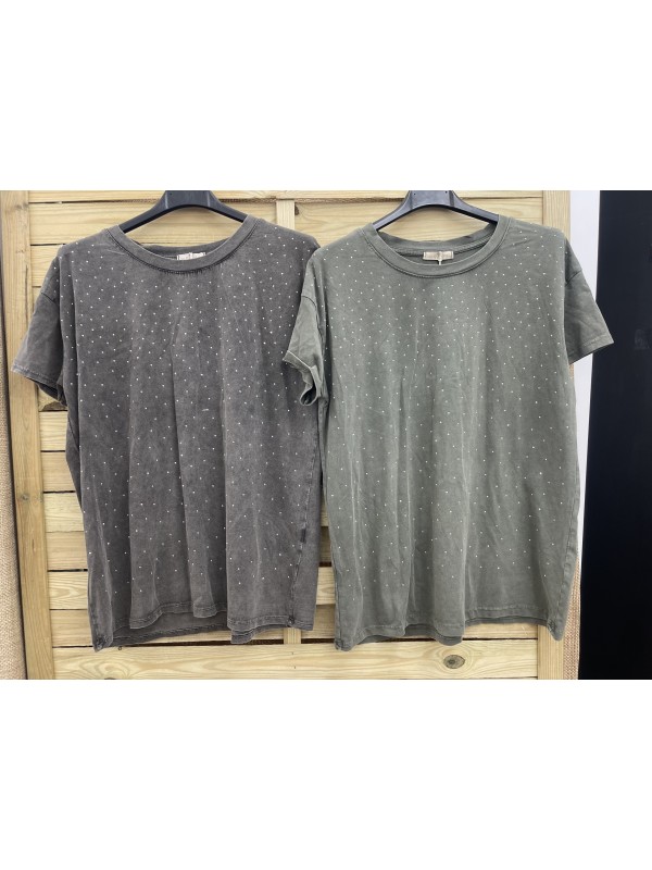 camiseta con brillitos