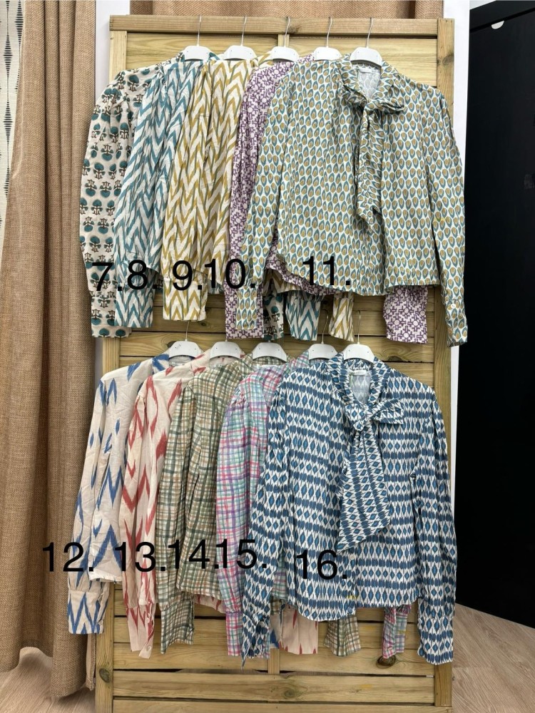 Camisa lazo estampada