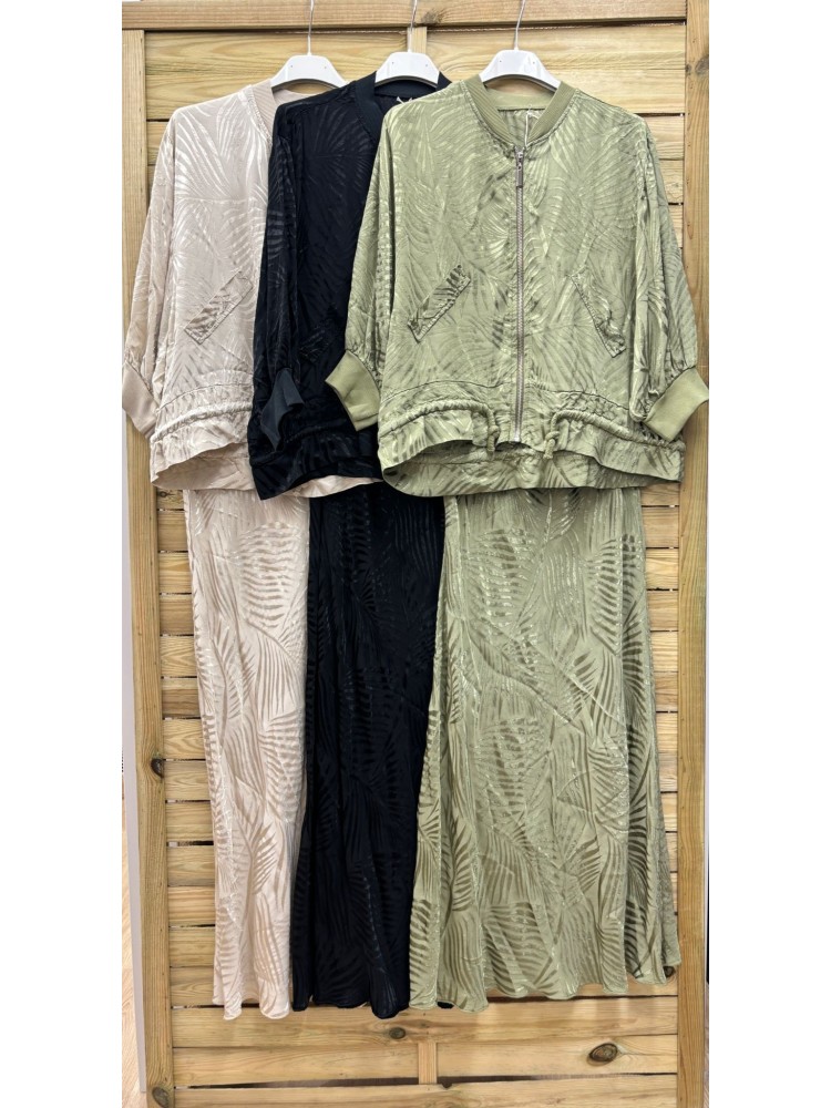 Bomber de saten palmeras