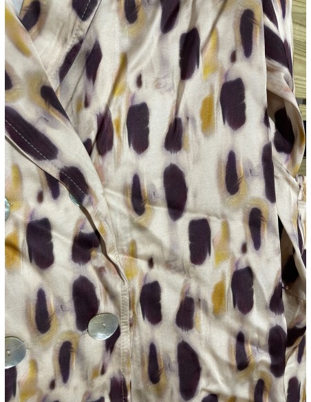 Traje de chaqueta manchas bicolor