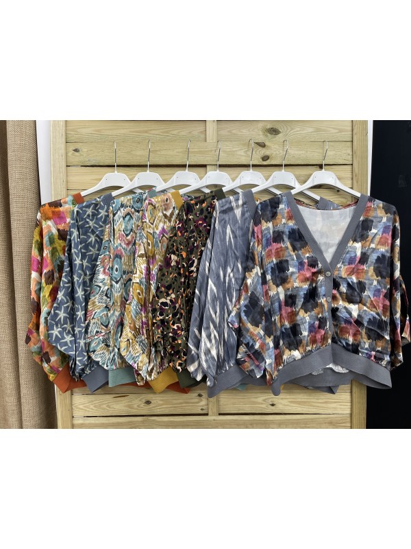 Bomber saten bordes de punto