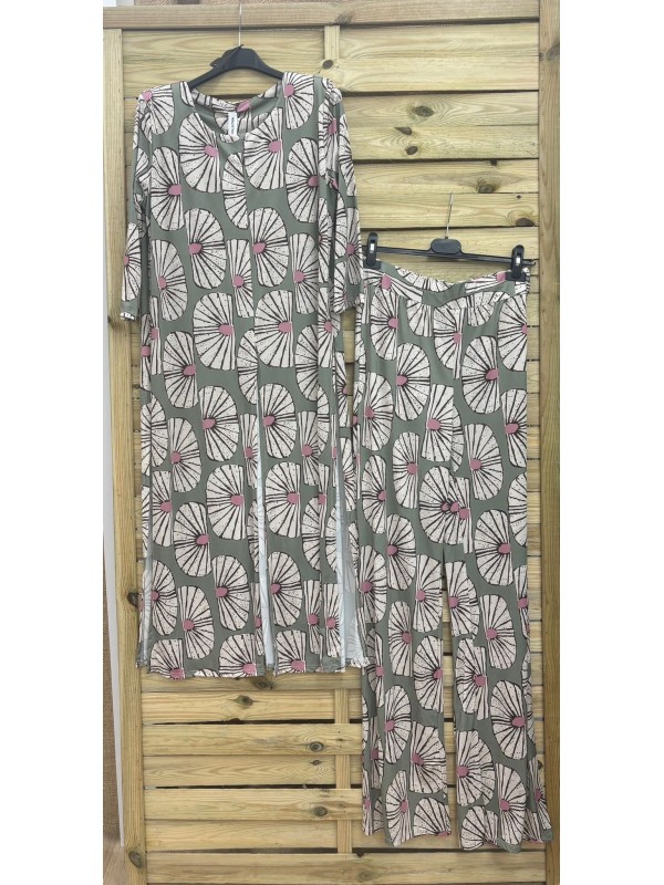 Conjunto camisa con aberturas y pantalon 2