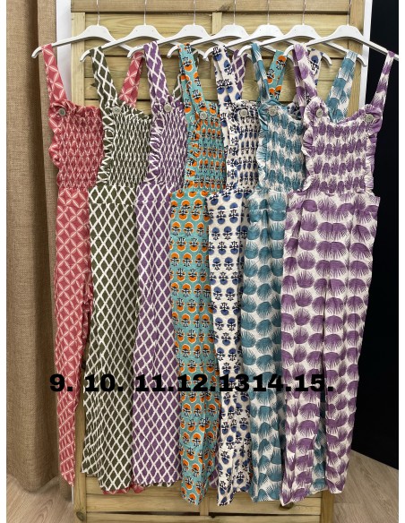 Peto estampado con frunce