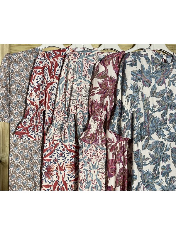 vestido estampado doble corte 2