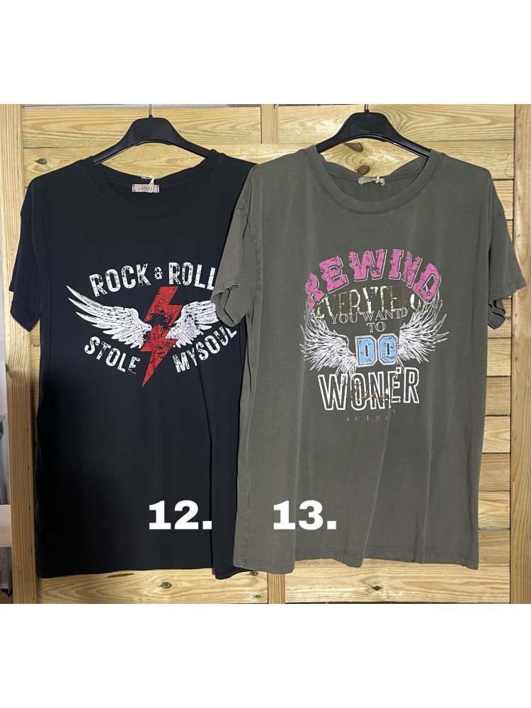 camisetas estampadas manga corta