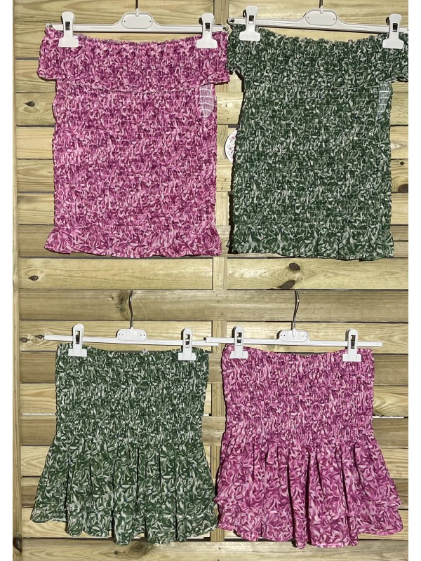 top fruncido de gasa petalos 2