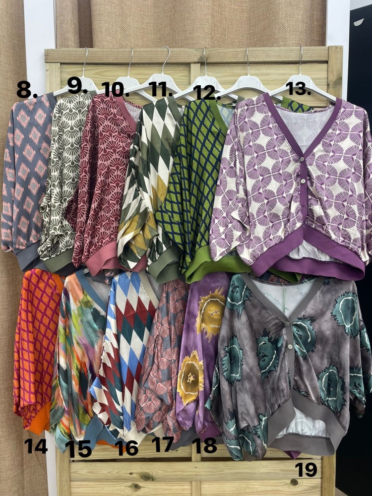 Bomber saten bordes de punto