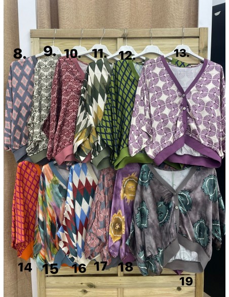 Bomber saten bordes de punto