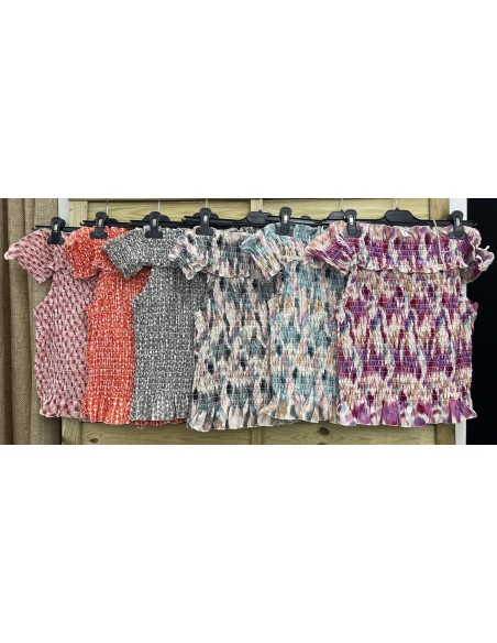 Top hombros descubiertos colores