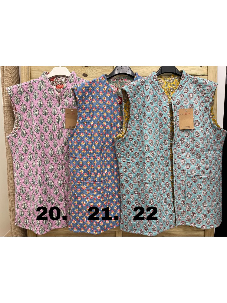 maxi chaleco reversible