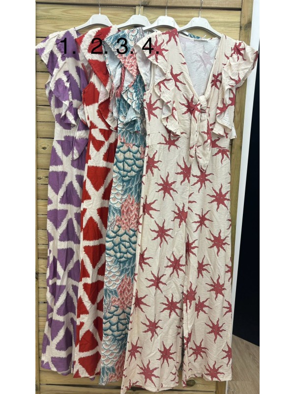 Mono estampado con nudo escote