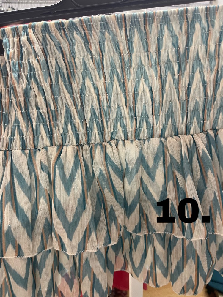 Falda pantalon mini de gasa estampado