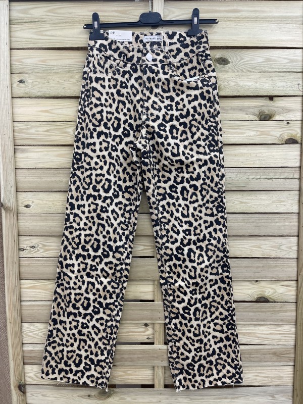 Jeans leopardo