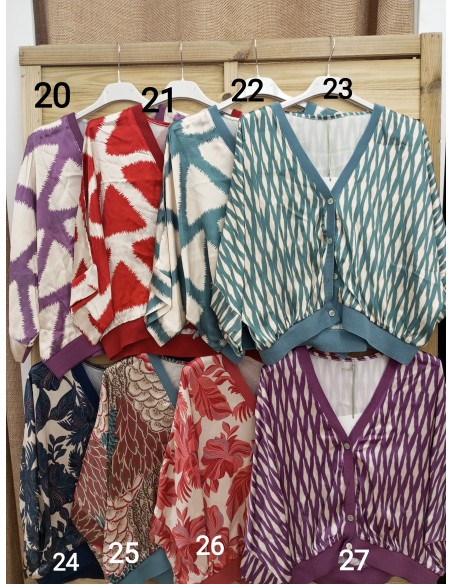 Bomber saten bordes de punto