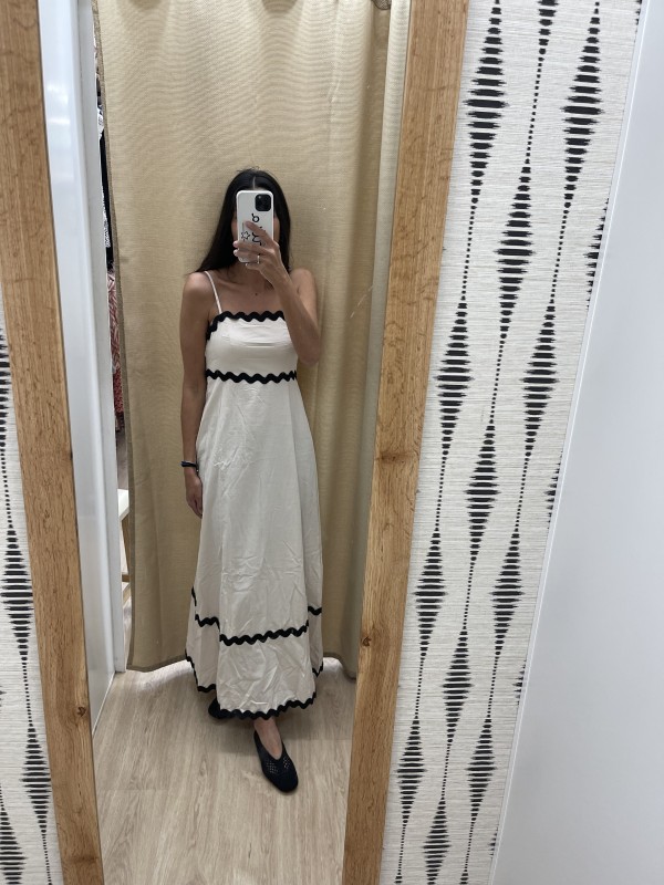 Vestido largo sandunga