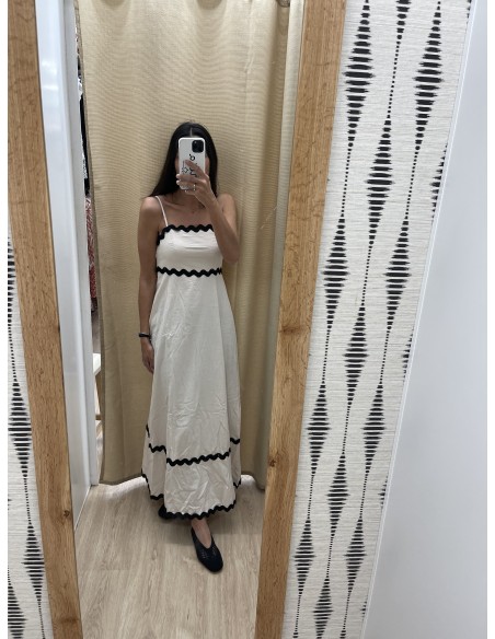 Vestido largo sandunga