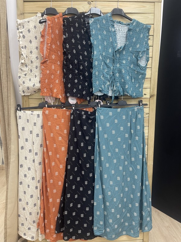 Chaleco fruncido doble lazo cruces 2