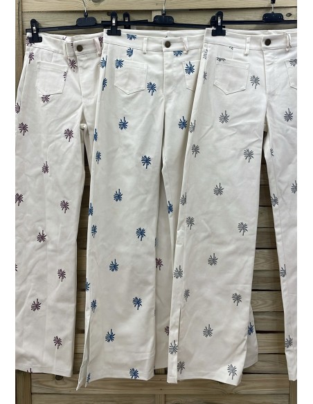 Jeans palmeras bolsillos delanteros