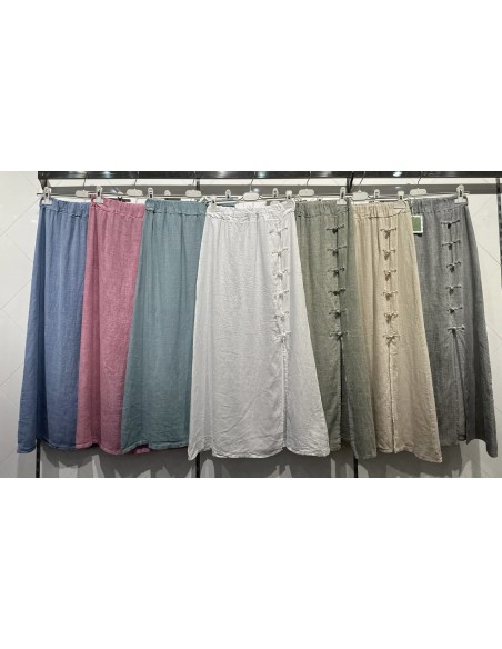 Falda larga lino Japón