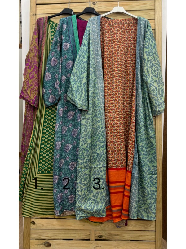 Kimono largo reversible