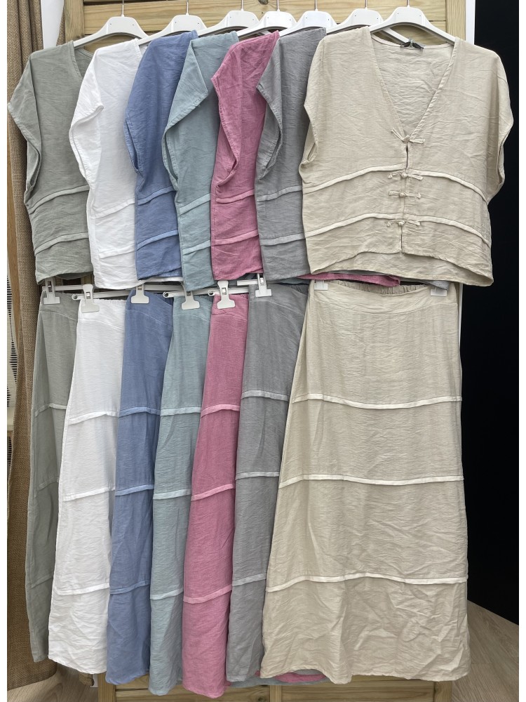 Camisa jaretas con boton de cordon