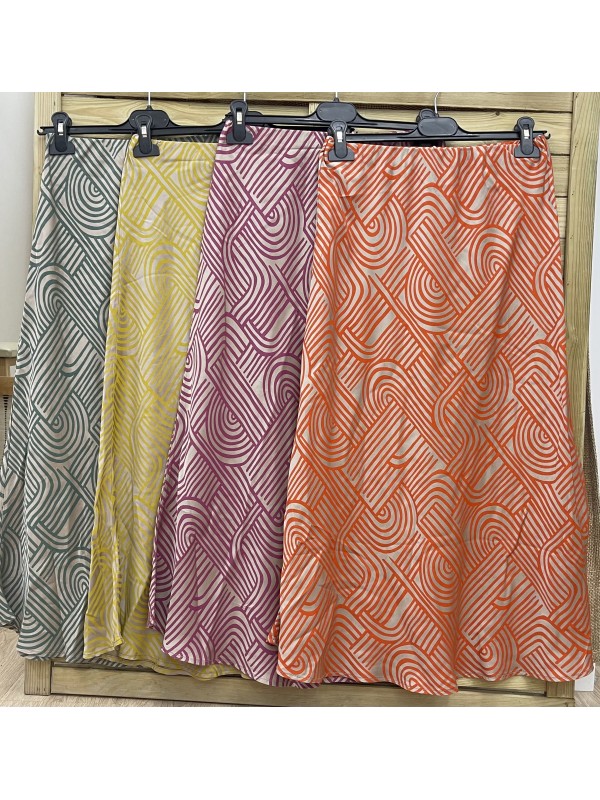 Falda laberinto fondo topo