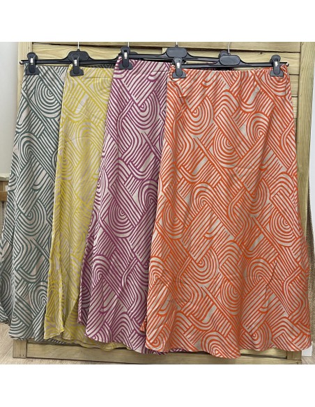 Falda laberinto fondo topo